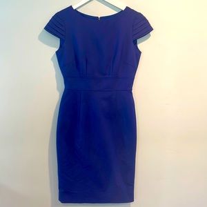 Antonio Melanie Blue Dress Structured